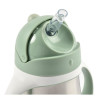 Tasse en inox avec paille 250 ml - Vert sauge