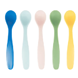 5 cuillères pour bébé souples ergonomique
