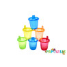 Lot de 6 gobelets 210ml avec bec nuby