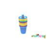 Lot de 6 gobelets 210ml avec bec nuby
