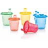 Lot de 6 gobelets 210ml avec bec nuby