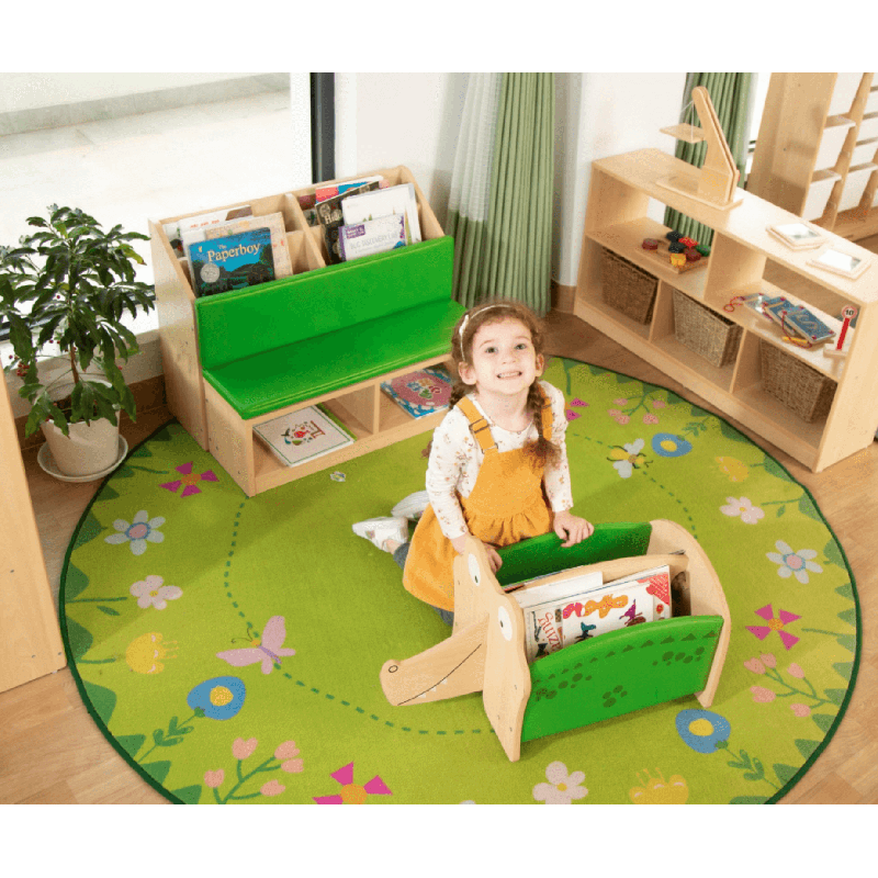 Round Flower Meadow Rug
