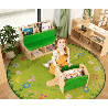 Round Flower Meadow Rug