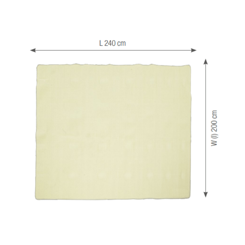 Square Floor Rug - Beige