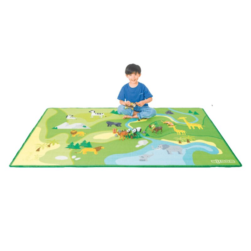 Zoo Themed Play Rug