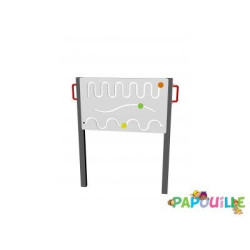 Panneau de manipulation zigzag