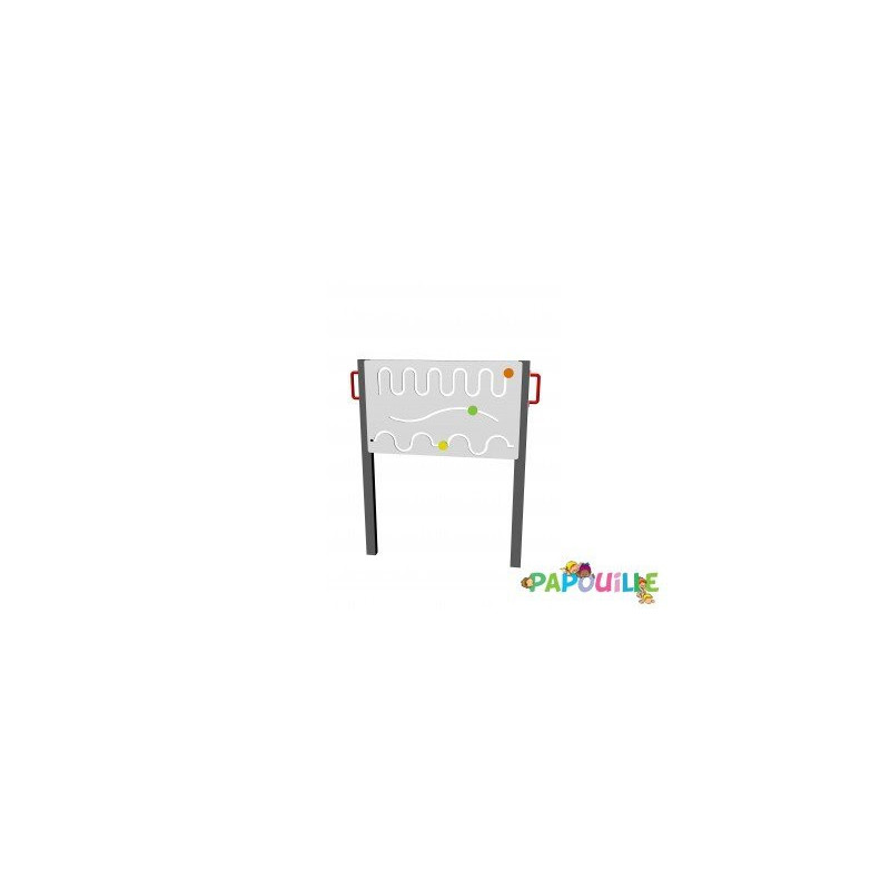 Panneau de manipulation zigzag