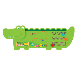 Tableau d'activité murale enfant crocodile
