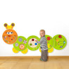 Panneau mural de manipulation "la chenille"