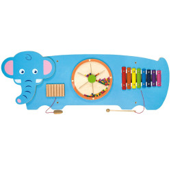 Tableau d'activité enfant mural Eléphant