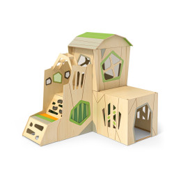 “Owlaf” Playhouse. 4-piece corner combination