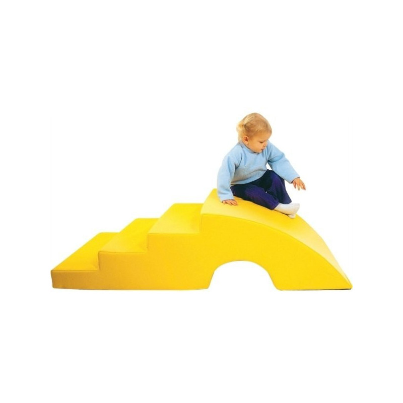 Module dôme à marches en mousse pvc h. 36 cm jaune