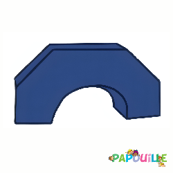 Le petit pont en mousse rose