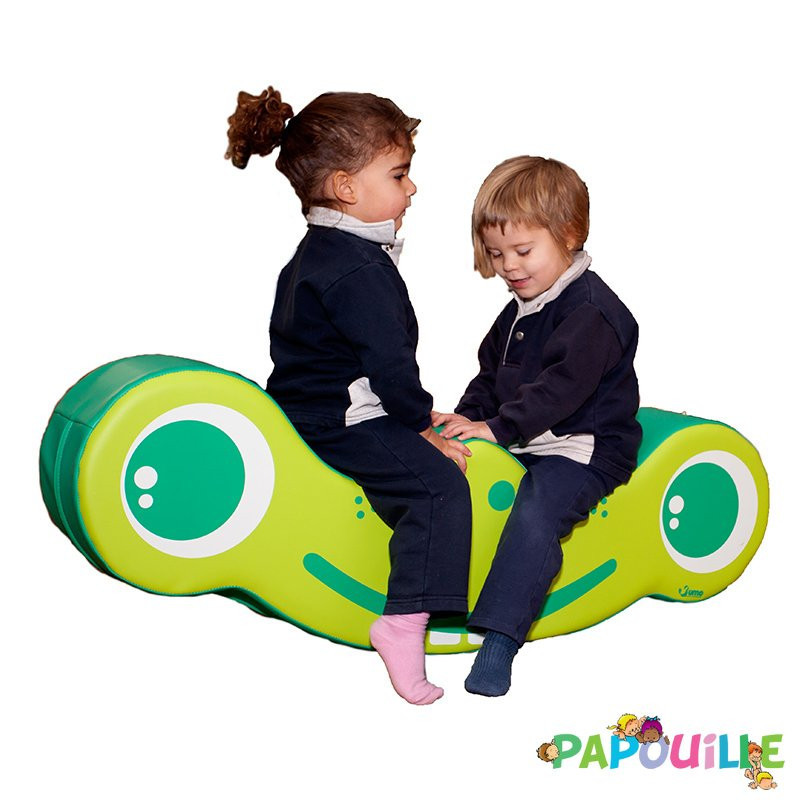La grenouille en mousse à bascule