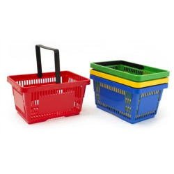 Lot de 4 paniers de course avec anse pour enfant