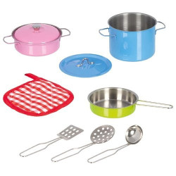 Set de cuisine coloré, 9 éléments