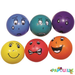 Lot de 6 balles a émotions