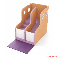 Structure motricité en bois cachettes