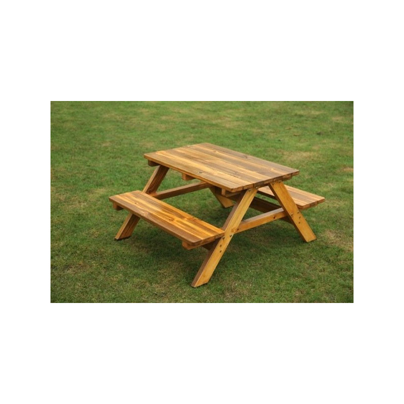 Table de pique-nique extérieur bois enfant