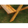 Table de pique-nique extérieur bois enfant