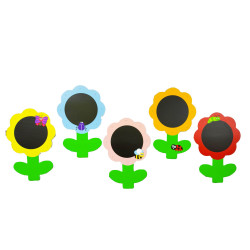 Tableaux d'extérieur "Fleurs", set de 5
