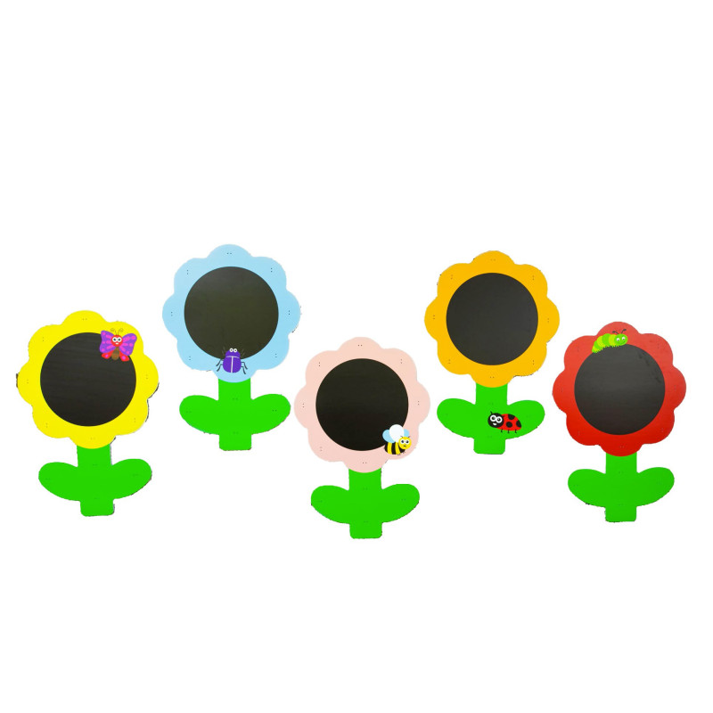 Tableaux d'extérieur "Fleurs", set de 5