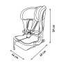 Siège auto isofix - 76 à 150 cm - GP 1/2/3 - R129