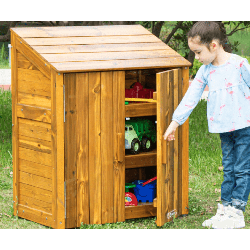 Outdoor Cabinet with opaque doors