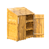 Outdoor Cabinet with opaque doors
