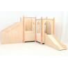 Structure de motricité toboggan - éléments sensoriels