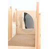 Structure de motricité toboggan - éléments sensoriels