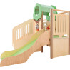 Structure de motricité toboggan - dans les bois