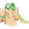 Structure de motricité toboggan - dans les bois