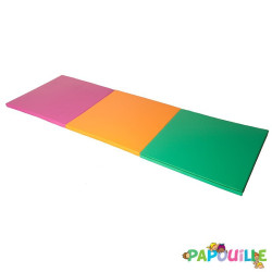 Tapis de réception pliant 3 parties en mousse pvc 300x100x5cm