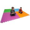 4 grands tapis dalle carré puzzle 100 x 100 x 1cm