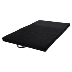 Tapis pliant en tissus multi-usage 120 x 200 x 10 cm crème