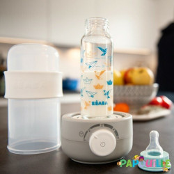 Baby milk second grey : chauffe biberon vapeur