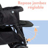 Poussette double bébé légère compacte