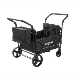 Poussette Wagon 4 places Noir