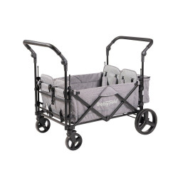 Poussette Wagon 4 places Gris