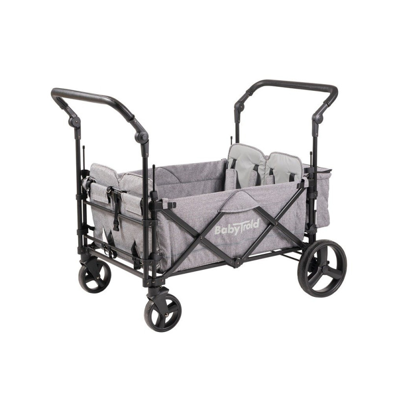 Poussette Wagon 4 places Gris
