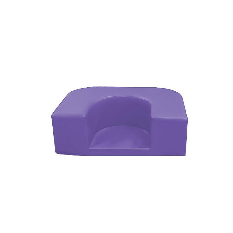 Coin d'assise de sol enfant avec fond en mousse pvc malouine