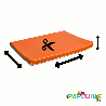 Tapis en mousse sur mesure épaisseur 2cm /m2 groix
