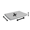 Tapis en mousse sur mesure épaisseur 2cm /m2 groix