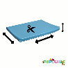 Tapis en mousse sur mesure épaisseur 2cm /m2 groix