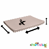 Tapis en mousse sur mesure épaisseur 2cm /m2 groix