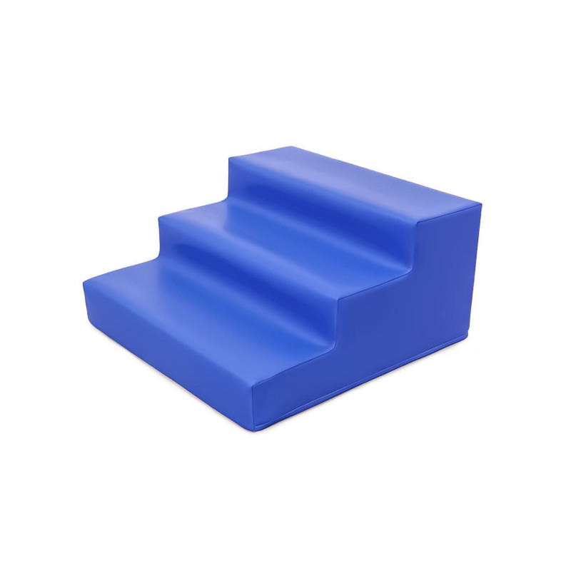 Module bloc 3 marches en mousse l.60 x h.30cm vert