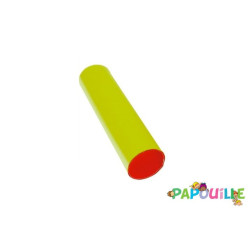 Module cylindre bicolore en mousse pvc diam. 15 cm x l. 60 cm groix jaune