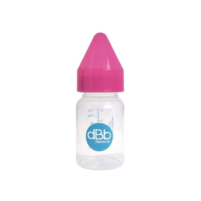 Biberon 120ml polypropylène tétine régul'air silicone turquoise