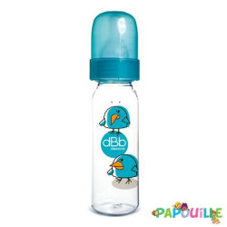 Biberon polypropylène regul air 240ml tétine nn silicone turquoise